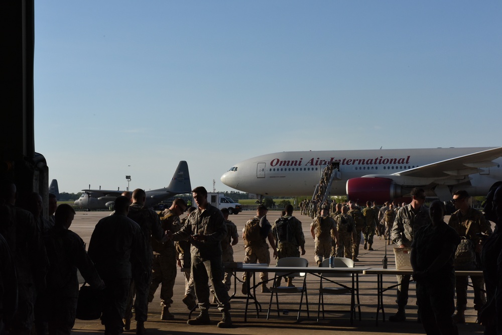 Soldiers, Sailors, and Marines deploy for Operation African Lion 2017