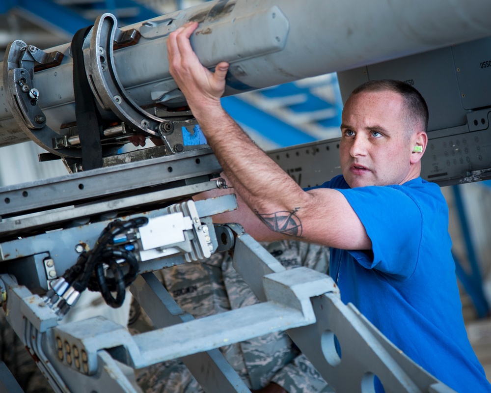 Team Eglin weapons load crew competition