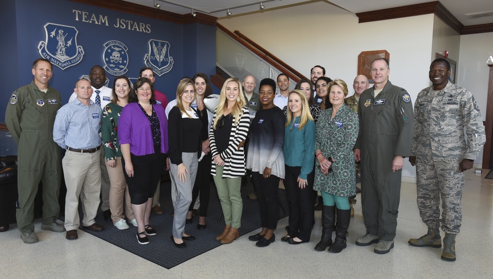 Team JSTARS welcomes Leadership Robins Region program