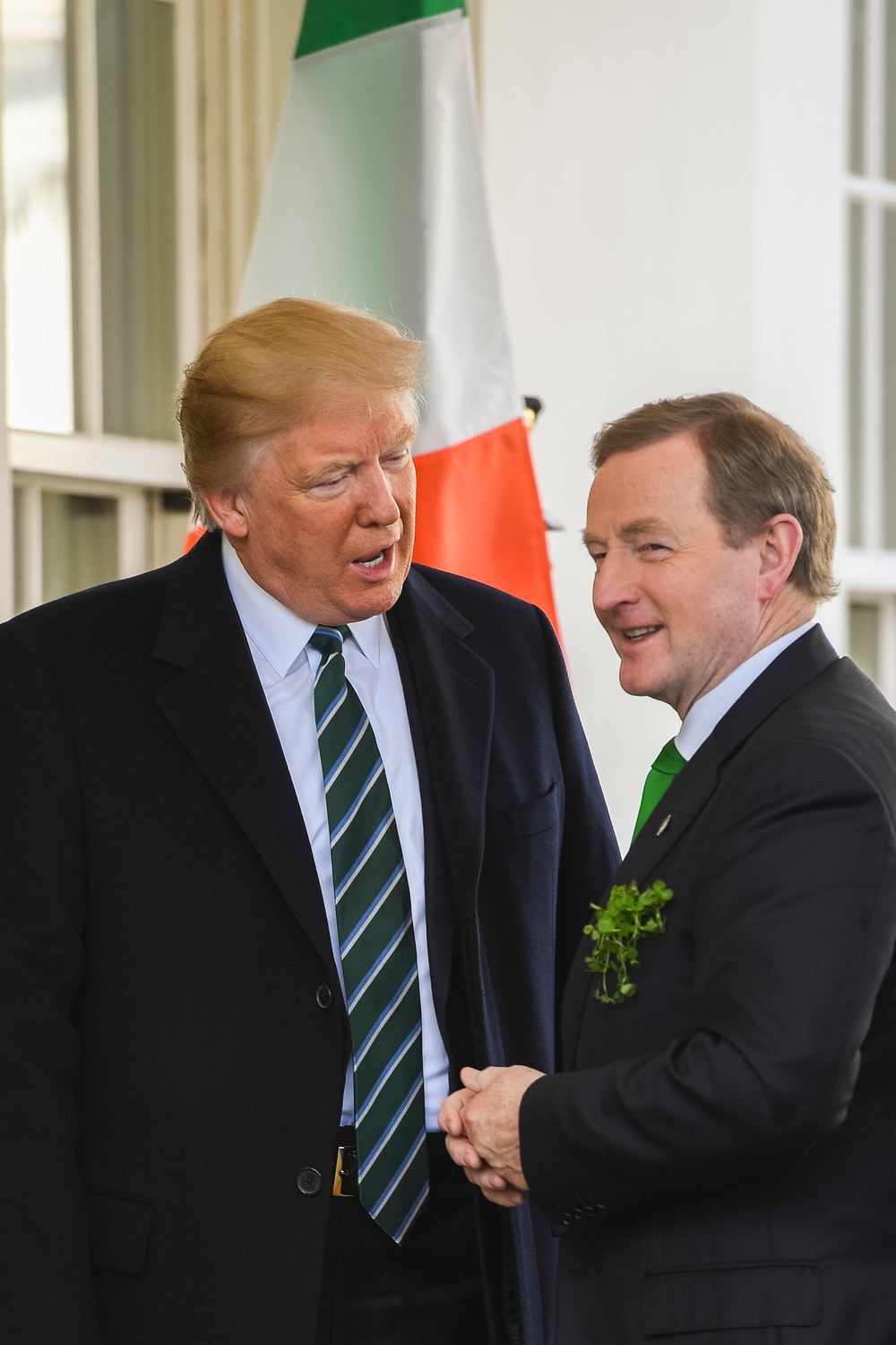 President Trump meets Irish PM