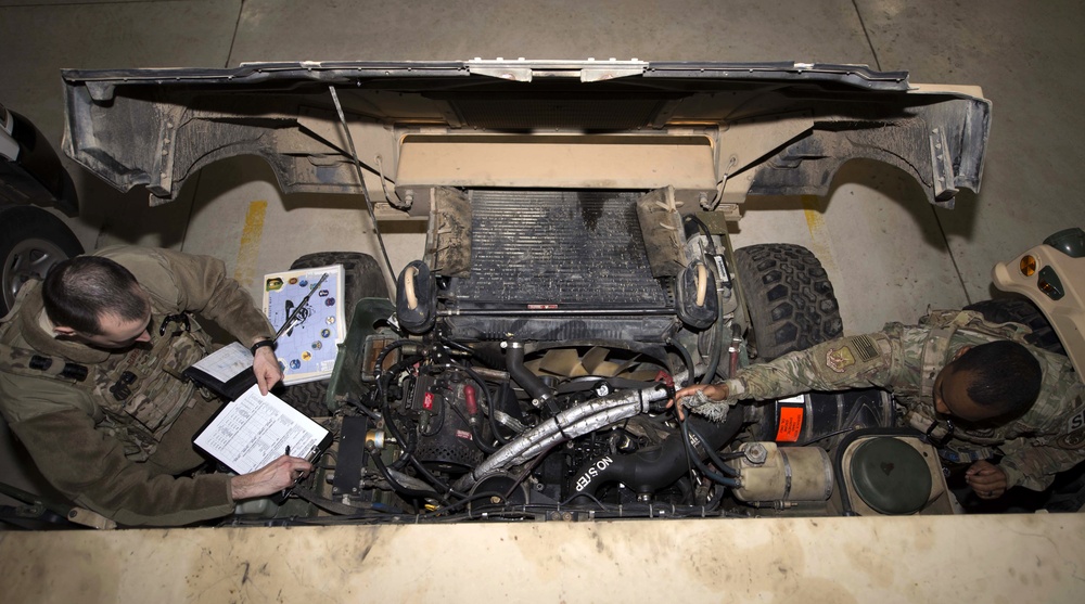 91st Security Support Squadron cares for base vehicles