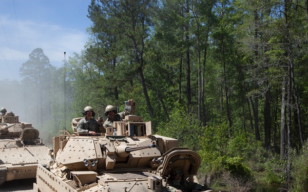 4-118th Combined Arms Battalion conducts sectional-level gunnery during annual training