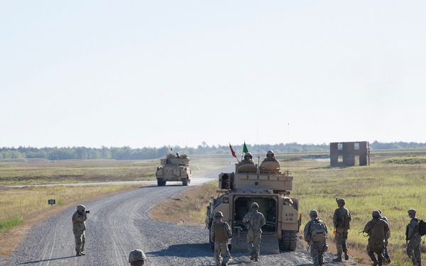 4-118th Combined Arms Battalion conducts sectional-level gunnery during annual training