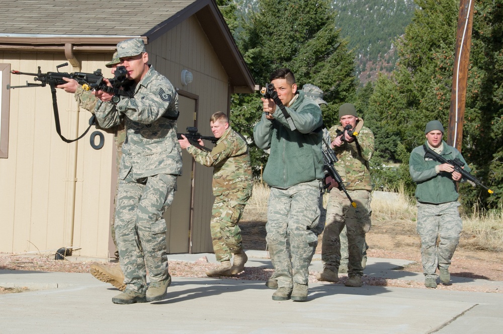 Security Forces Airmen learn essential combat leadership