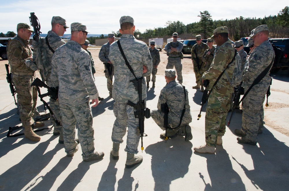 Security Forces Airmen learn essential combat leadership