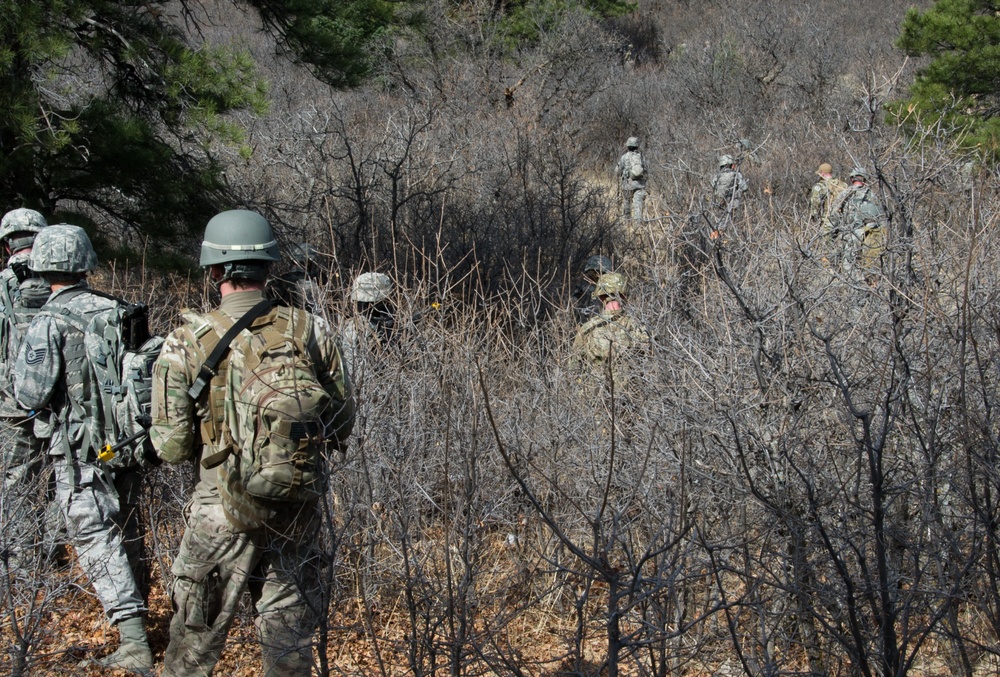 Security Forces Airmen learn essential combat leadership