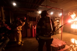 Stennis Sailors Train to Fight Fires