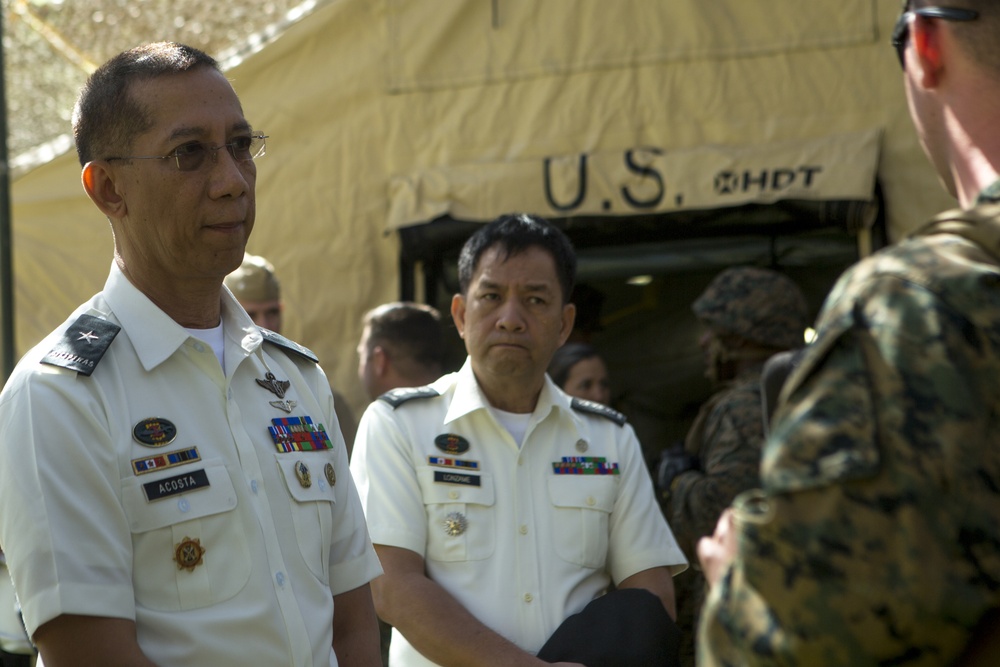 Brig. Gen. Joseph M. Acosta, the surgeon general for the Armed Forces of the Philippines