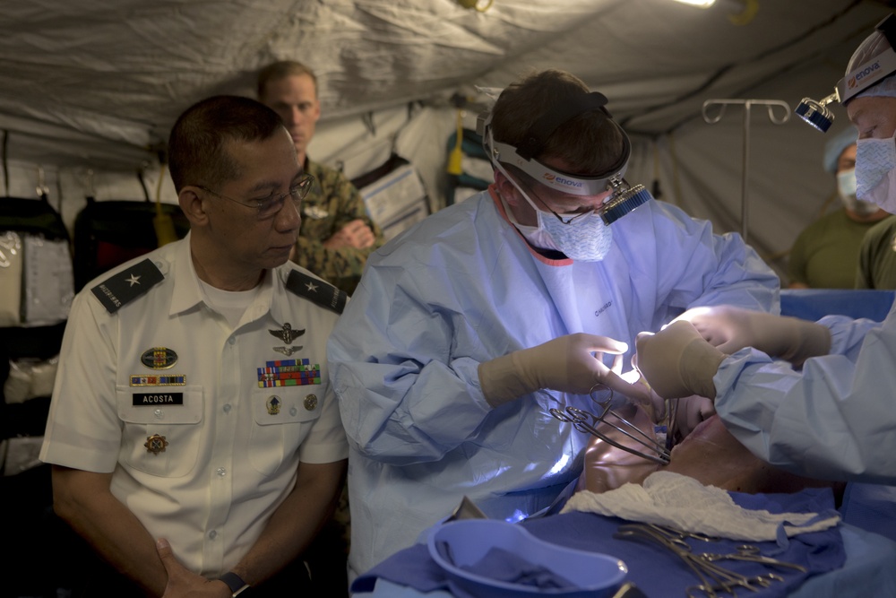 Brig. Gen. Joseph M. Acosta, the surgeon general for the Armed Forces of the Philippines