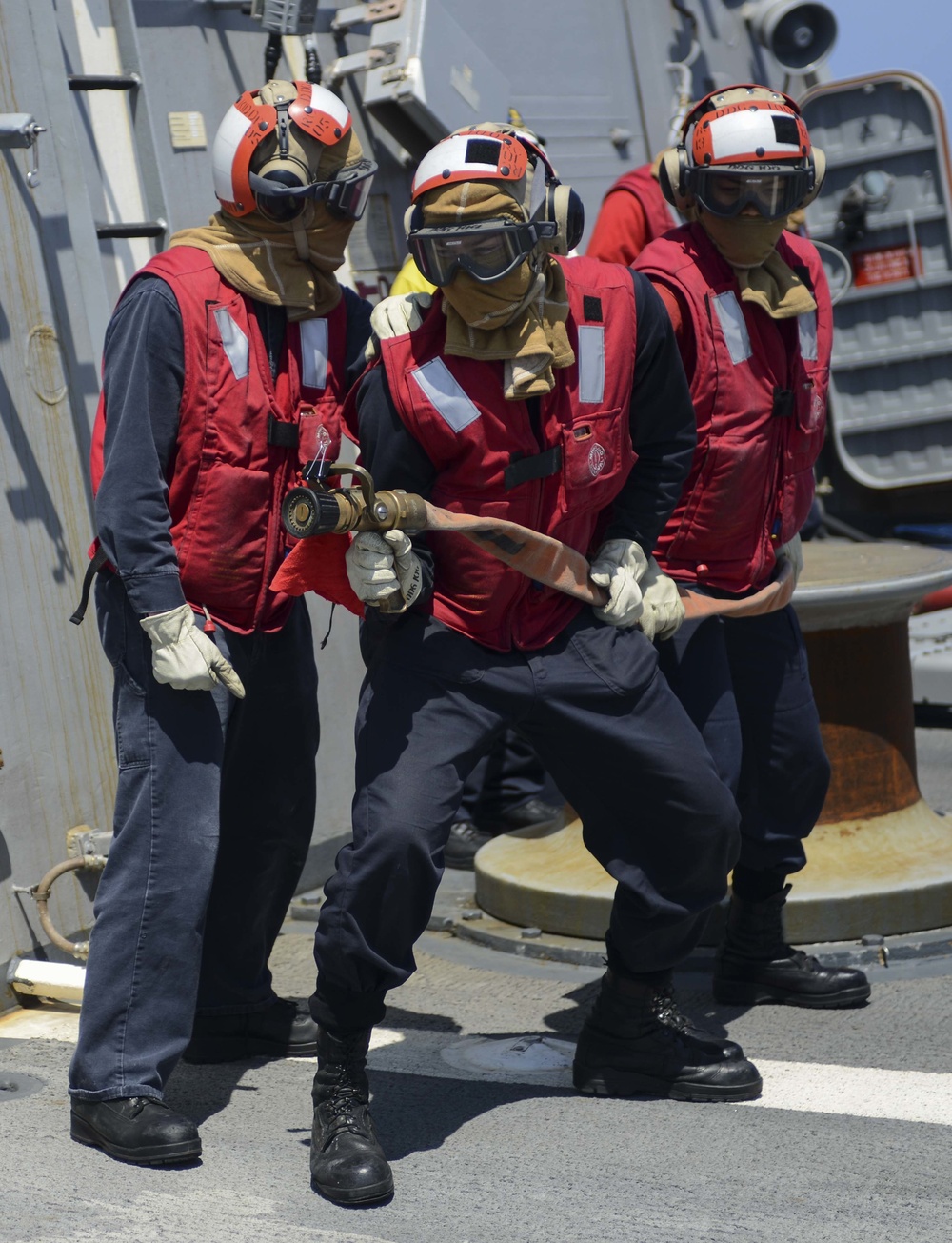 USS Kidd (DDG 100) Conducts Crash and Salvage Drill