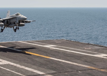 GHWB is the flagship of Carrier Strike Group (CSG) 2, which is comprised of the staff of CSG-2; GHWB; the nine squadrons and staff of Carrier Air Wing (CVW) 8; Destroyer Squadron (DESRON) 22 staff and guided-missile destroyers USS Laboon (DDG 58) and USS