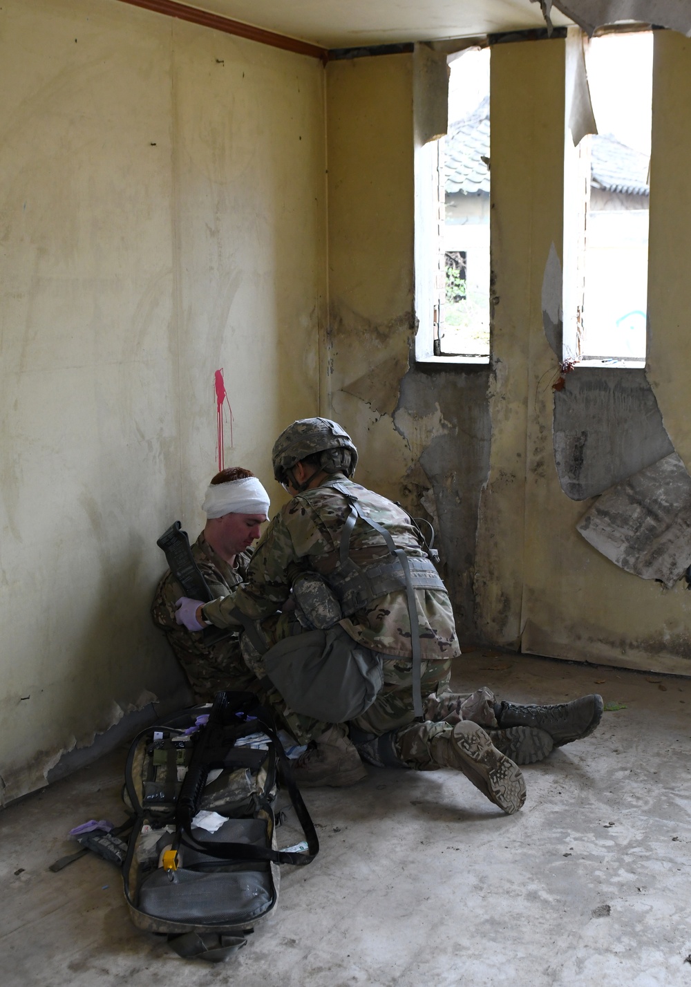 Simulated combat trauma tests Army medics