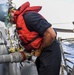 USS Wayne E. Meyer Conducts a Replenishment-at-Sea