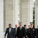 NATO secretary general participates in wreath laying ceremony at the Tomb of the Unknown Soldier in Arlington National Cemetery