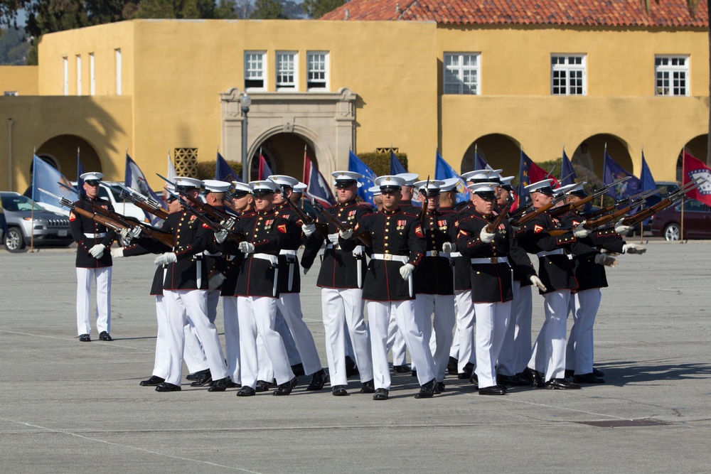 2017 MCRD San Diego Battle Colors Ceremony