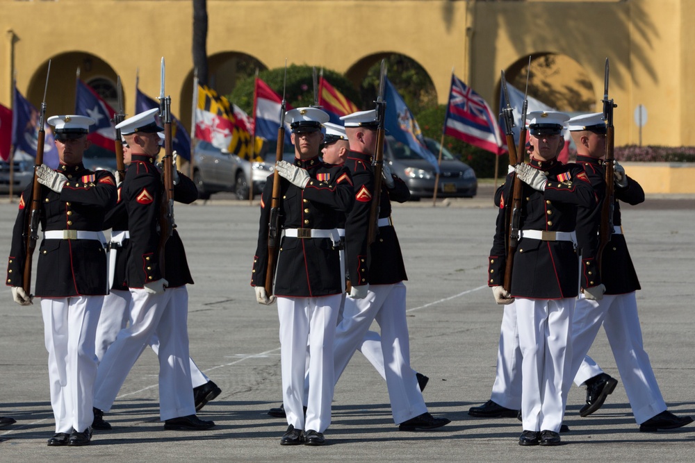 2017 MCRD San Diego Battle Colors Ceremony