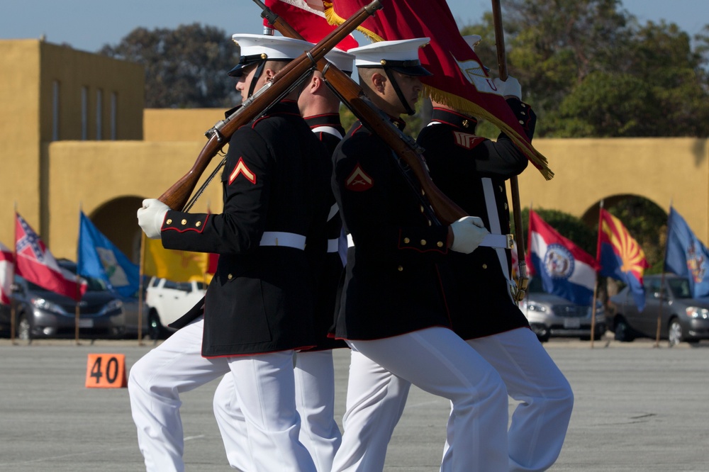 2017 MCRD San Diego Battle Colors Ceremony