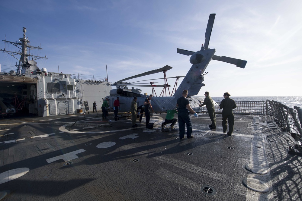 USS Shoup (DDG 86) Underway for COMPTUEX