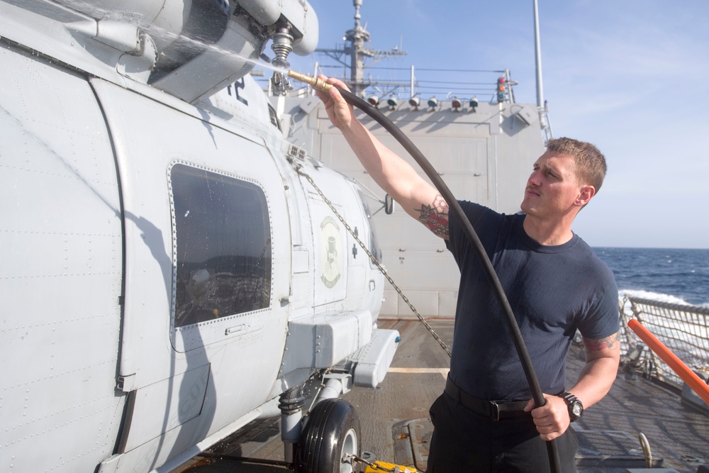 USS Shoup (DDG 86) Underway for COMPTUEX