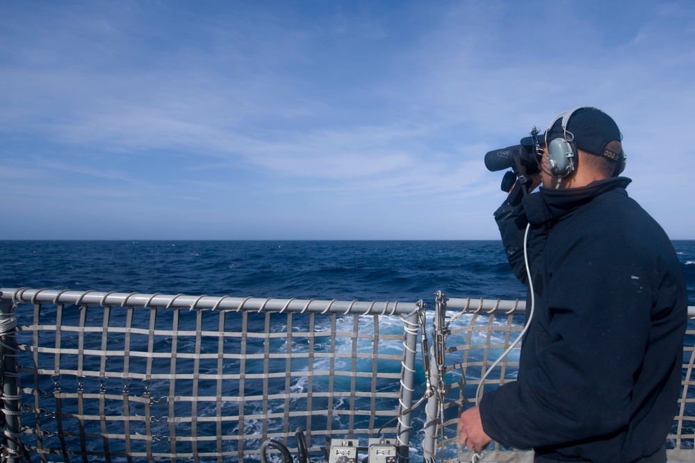 USS Shoup (DDG 86) Underway for COMPTUEX