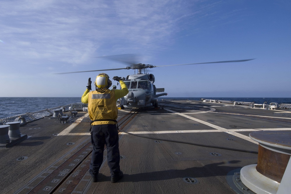 USS Shoup (DDG 86) Underway for COMPTUEX