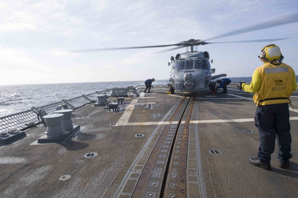 USS Shoup (DDG 86) Underway for COMPTUEX