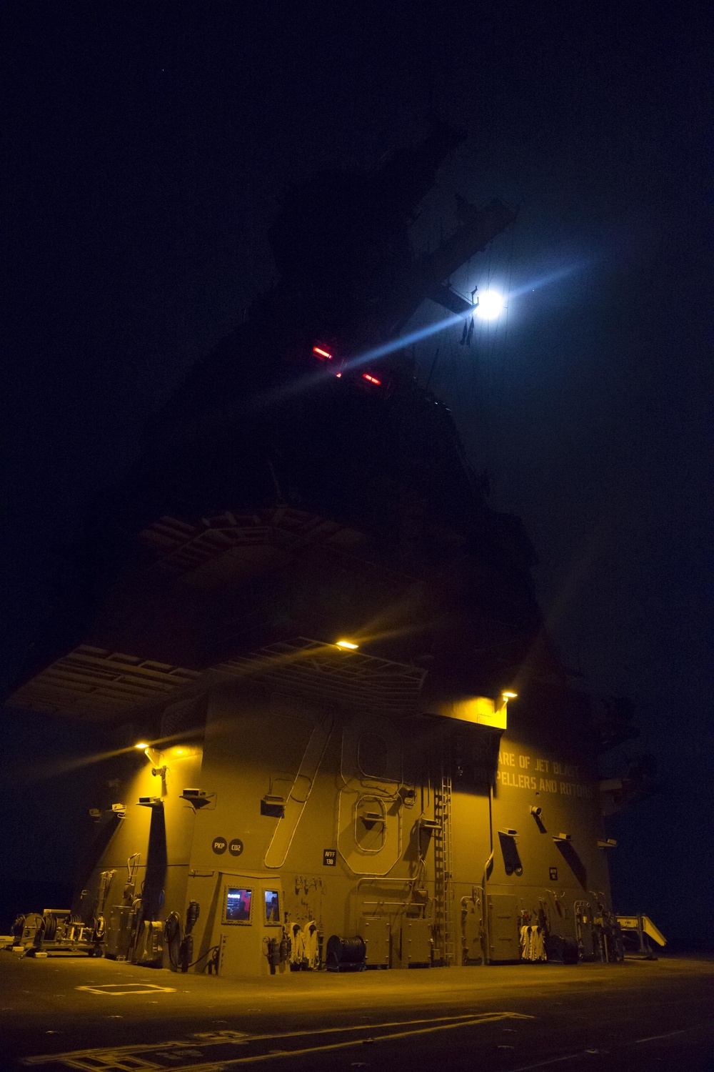 Flight Deck at night