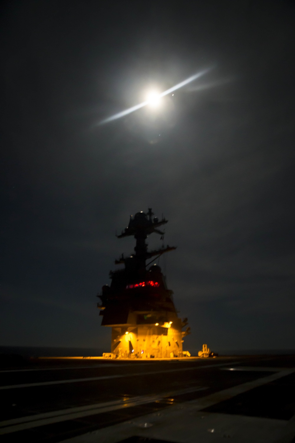 Flight Deck at night