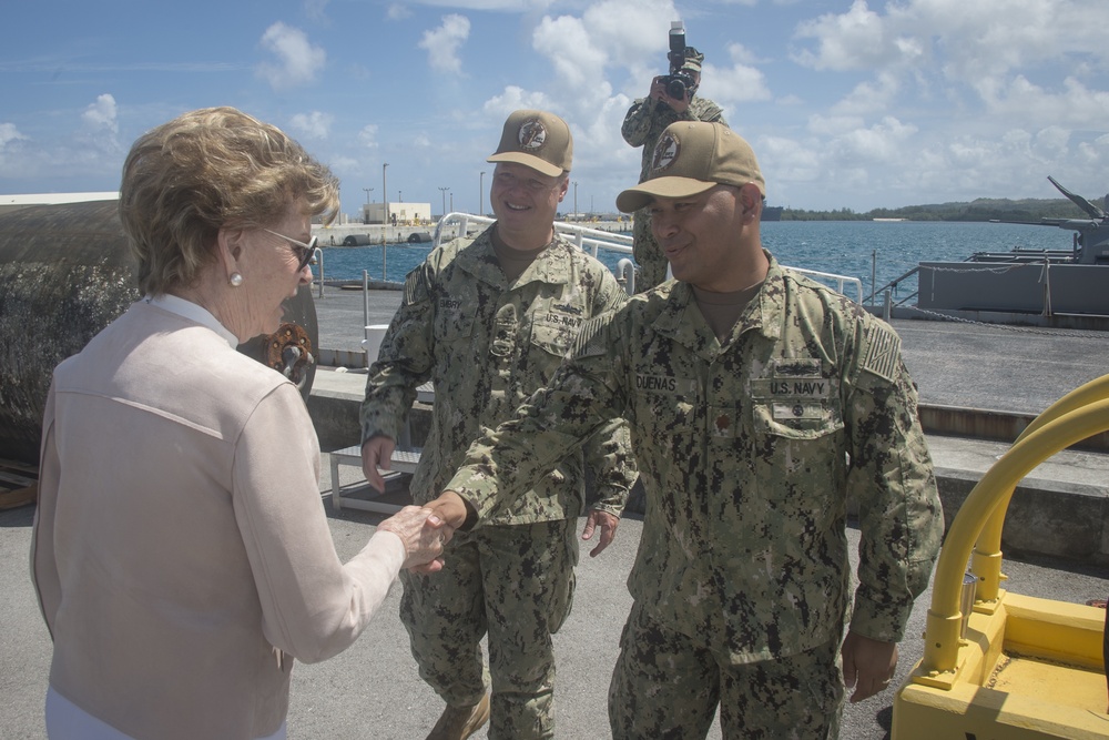 Congresswoman Madeleine Z. Bordallo Visits MK VI Patrol Boat