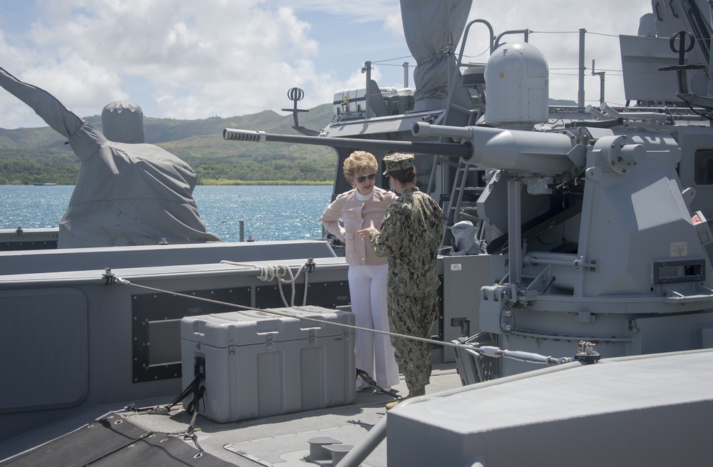 Congresswoman Madeleine Z. Bordallo Visits MK VI Patrol Boat