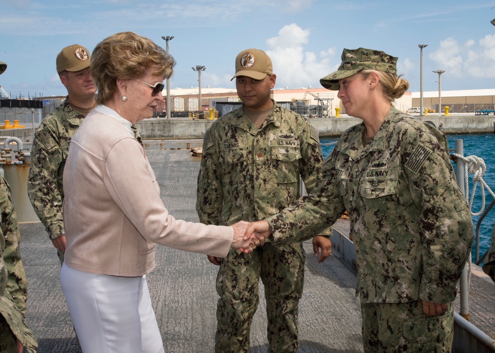 Congresswoman Madeleine Z. Bordallo Visits MK VI Patrol Boat