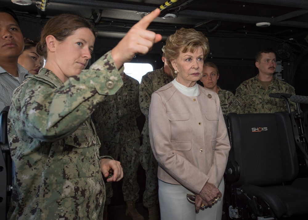 Congresswoman Madeleine Z. Bordallo Visits MK VI Patrol Boat