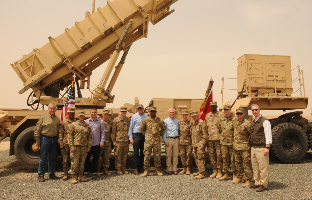 Congressional delegation at Camp Arifjan
