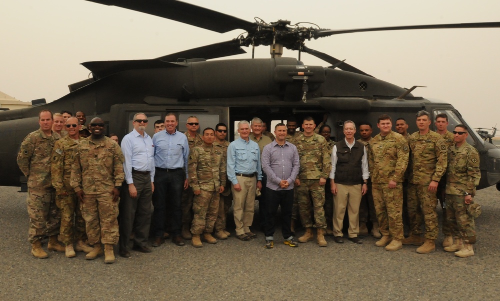 Congressional delegation visits Camp Arifjan
