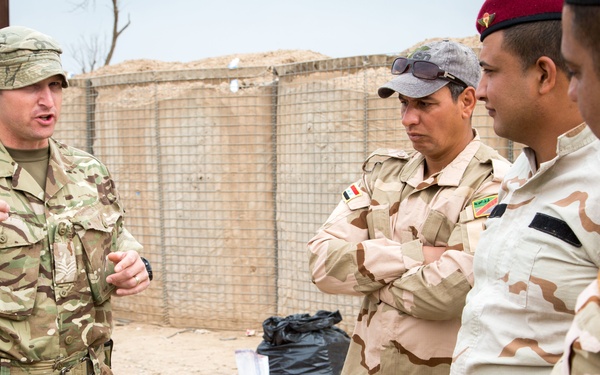 British EOD soldiers train ISF on IED disposal