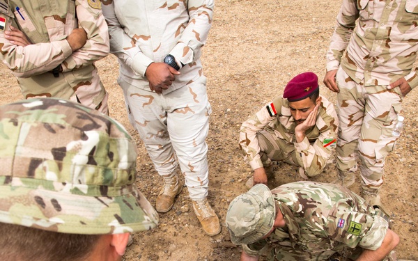 British EOD soldiers train ISF on IED disposal