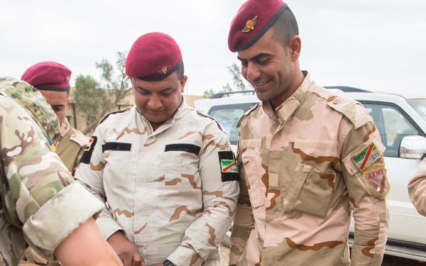 British EOD soldiers train ISF on IED disposal