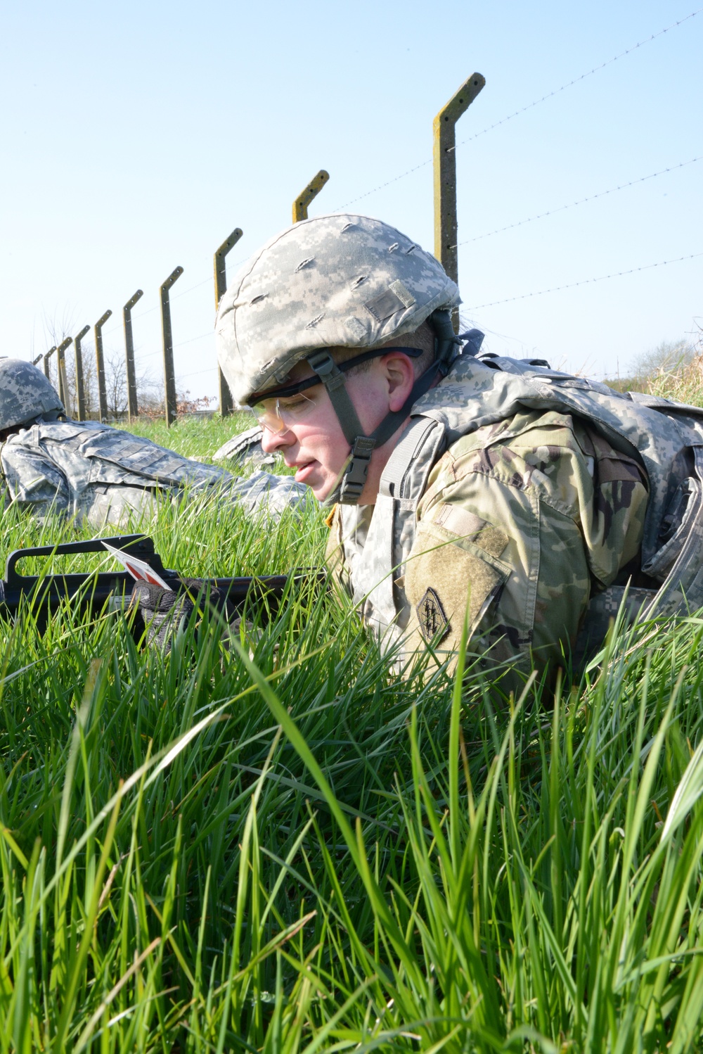 39th Signal Bn React to indirect fire