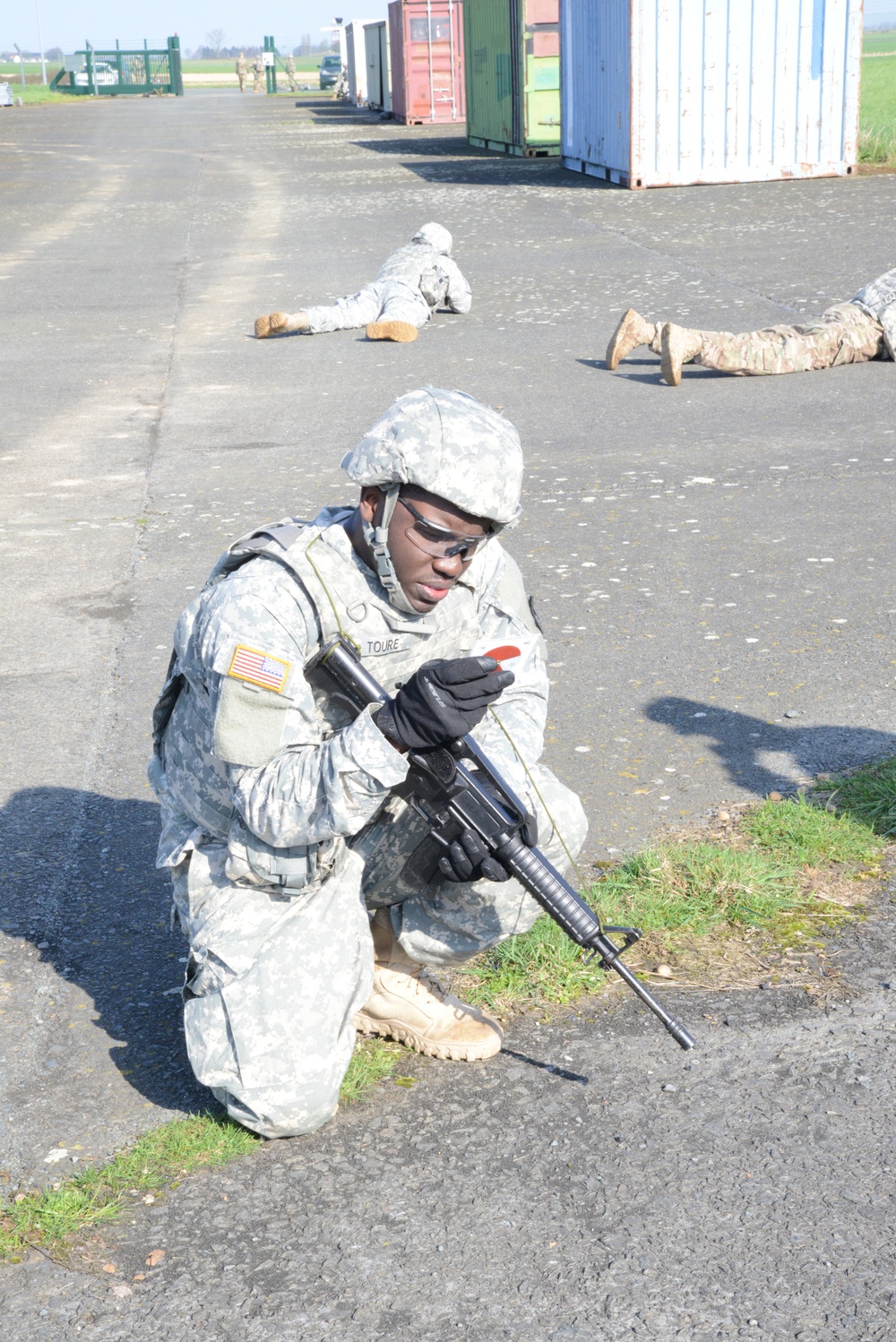 39th Signal Bn React to indirect fire