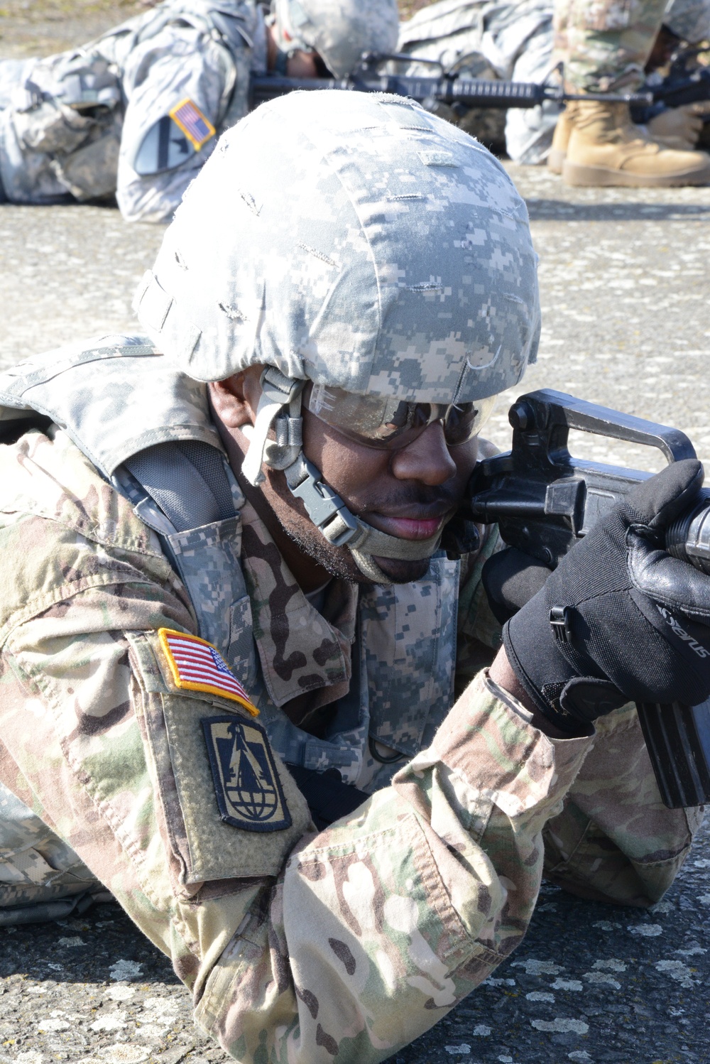 39th Signal Bn React to indirect fire