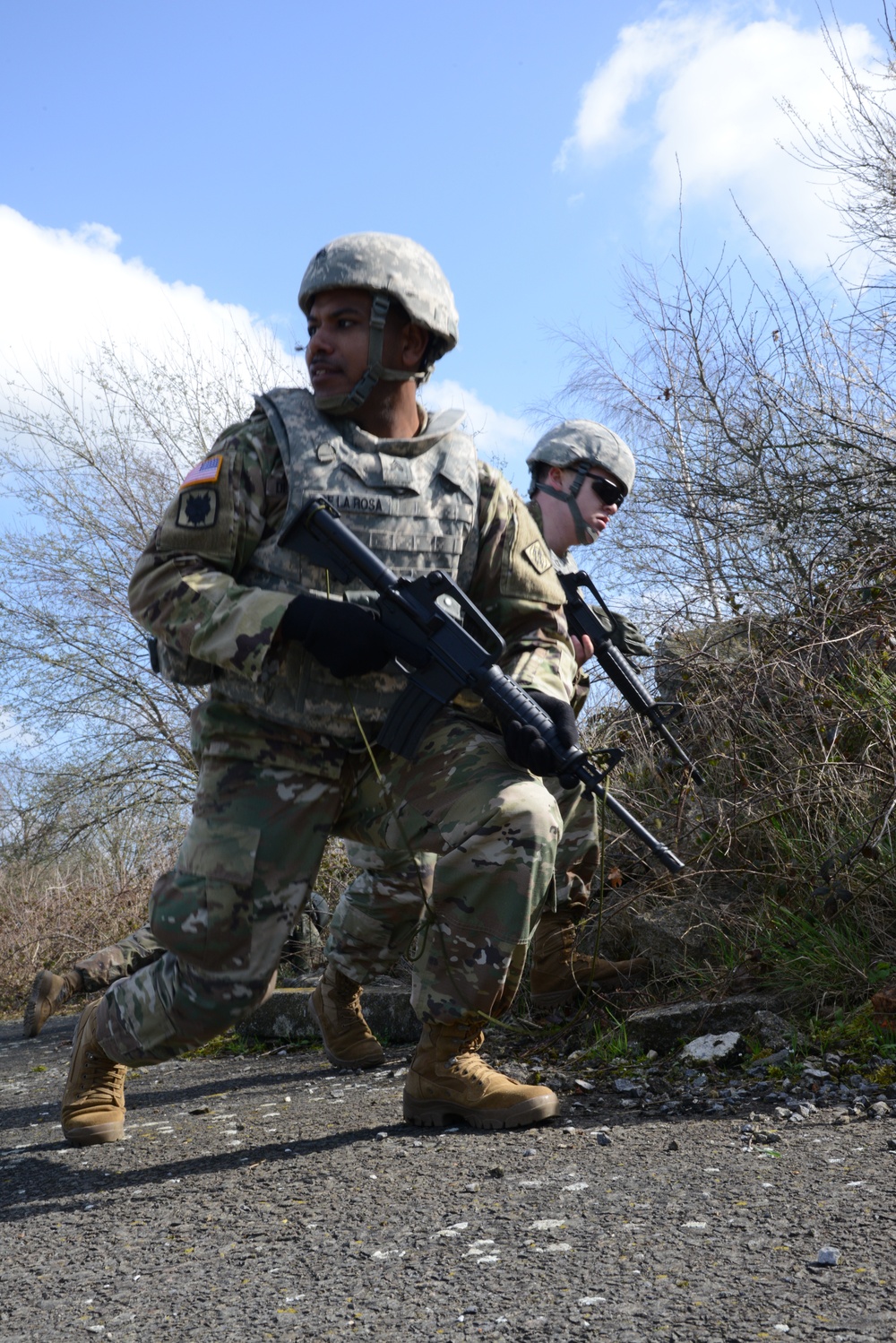 39th Signal Bn React to indirect fire