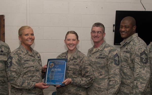 March 2017 Chief’s Choice Award – Airman 1st Class Allison S. Block