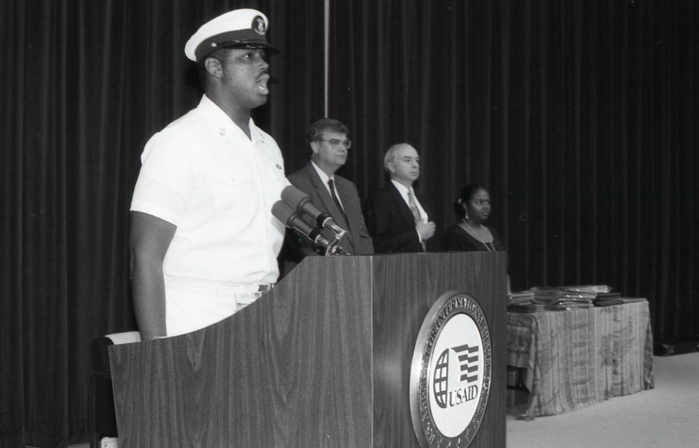 Admin. Atwood presenting general awards