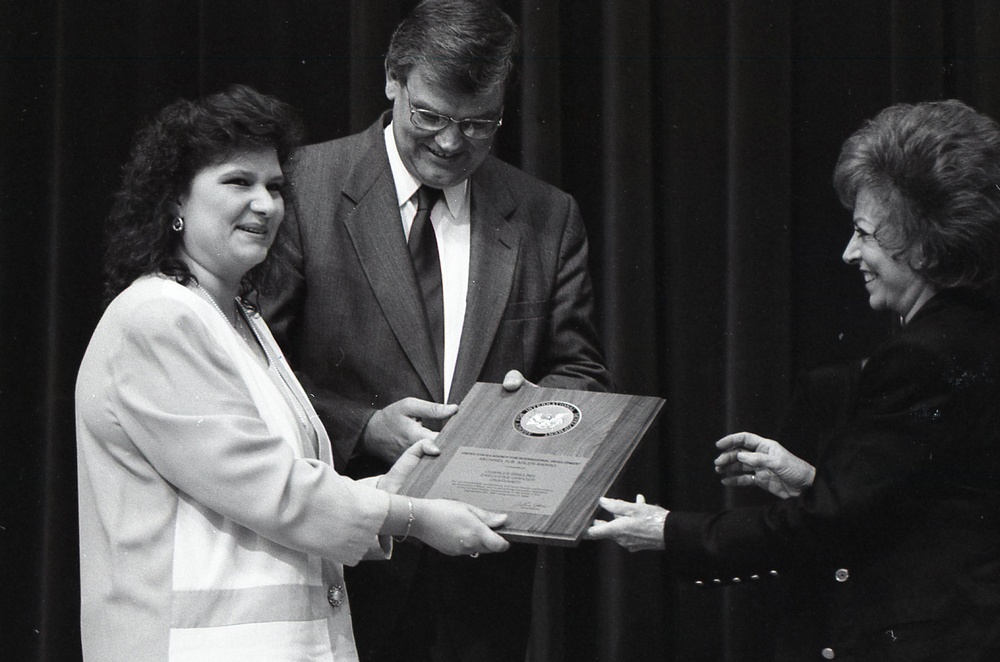 Admin. Atwood presenting general awards