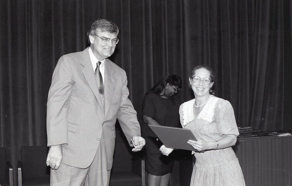 Admin. Atwood presenting general awards