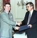 Admin. Atwood presenting Retirement Awards 1994