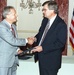 Admin. Atwood presenting Retirement Awards 1994