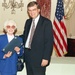 Admin. Atwood presenting Retirement Awards 1994