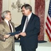 Admin. Atwood presenting Retirement Awards 1994