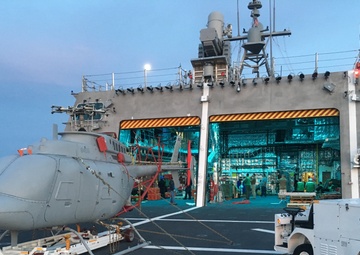 USS Coronado Underway for MQ-8C Fire Scout Testing